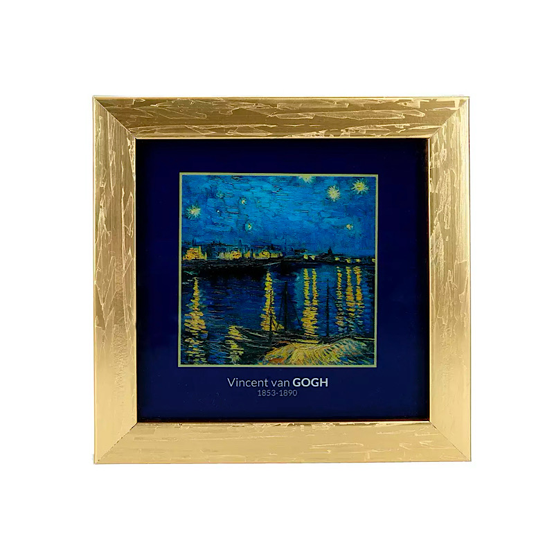 2629109 Καδράκι “Starry night over the Rhone” V. van Gogh