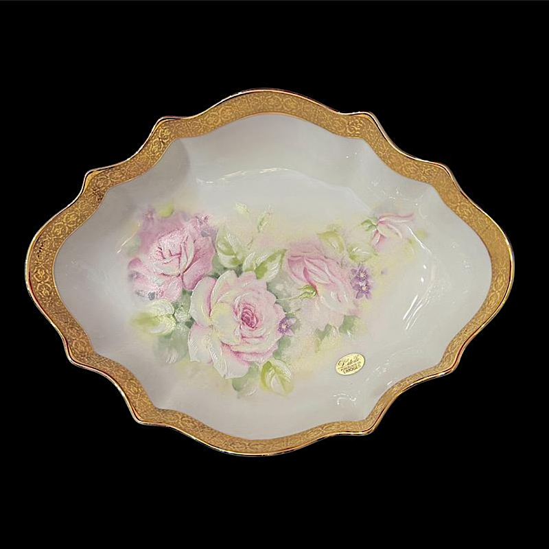 L1213 Μπολ πορσελάνης Limoges Rose Charmante 30εκ.