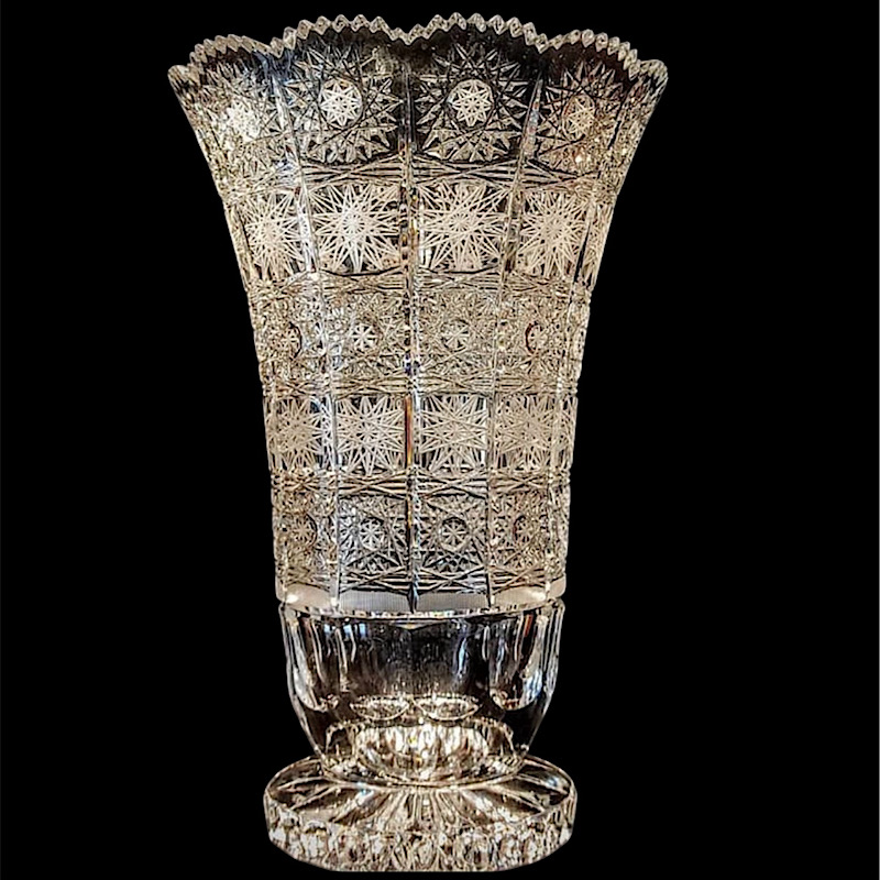 Κρυστάλλινο βάζο Βοημίας κλασικό