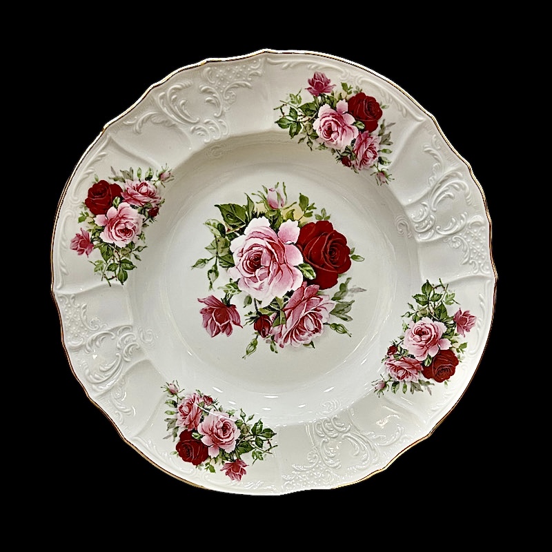 Φρουτιέρα πορσελάνης bernadotte