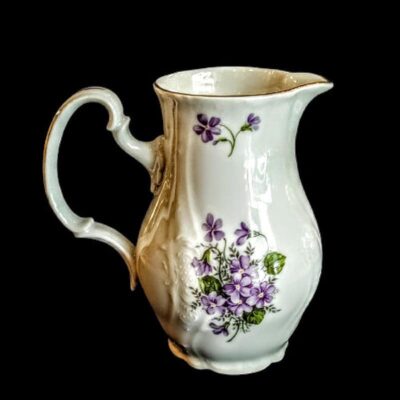 Κανάτα πορσελάνης violets