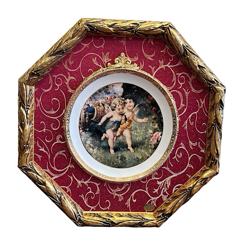 Ιταλικό vintage κάδρο με αγγελάκια